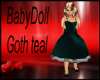 kids BabyDoll Goth teal