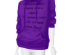 (S) Purple jacket