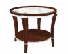 Ivory Round End Table