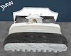 JMW~Cuddle Bed wht/gry