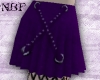 Purple bondage skirt