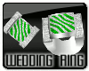 Mens Green Wedding Band