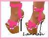 *L* Pink Summer Heels