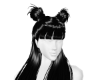 black hair