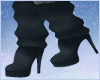 .black leg warmer heels