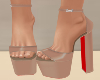 Nude Louboutin Block PLT