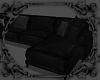 Black L-Shape Sofa