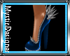 Hot Blue Spiked Heels