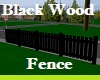 Black Wooden Fence