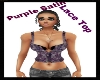 Purple Satin Lace Top