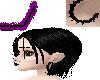 Black & Purple Ear Rings