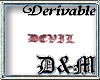 3D Devil Sign