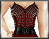 Ruby Red Spiked Dress