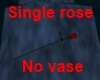 Long Stem Rose No Vase