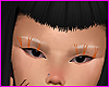 orange lashes