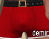 [D] Christmas red boxer