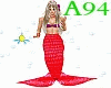 Mermaid red tail 2