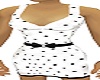 white polkadot dress