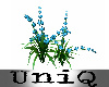 UniQ Blue Flowers