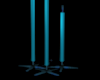 Neon Teal Lamps