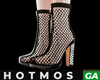 Mesh Heels Black