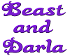 Beast & Darla Rm Fl Sign
