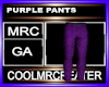 PURPLE PANTS