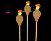 Animated Tiki Torch Set