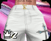 LV white fashion shorts