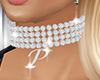 P SHORT DIAMOND NECKLACE