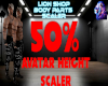 50% avi scaler M/F