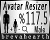 Avatar Scaler 117.5% M
