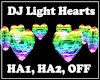 DJ Light Rainbow Heart