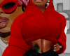 KD Luxe Puffer Red