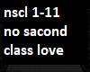 no sacond class love