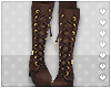 laced boots |choc