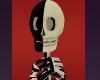 Funny Skeleton Halloween Costumes Black Grey BONES Horror