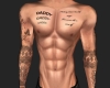 athletic body tattoo
