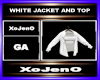 WHITE JACKET AND TOP