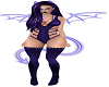 purple neon Succubus demon