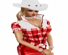 Red/White Cowgirl Shirt