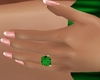 Emerald Ring Left