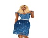 blue sparkle dress