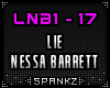 Lie - Nessa Barrett @LNB