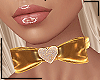💎 Gold Bow Collar