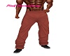 Mauve Mens Pants
