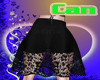 Can - Black Lace Skirt