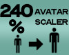 Avatar Scaler 240%