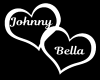 Johnny & Bella Heart Sgn