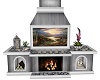 COUNTRY COW TV/FIREPLACE